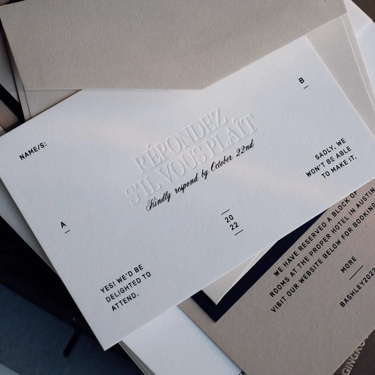 Embossed &amp; Debossed Postcards