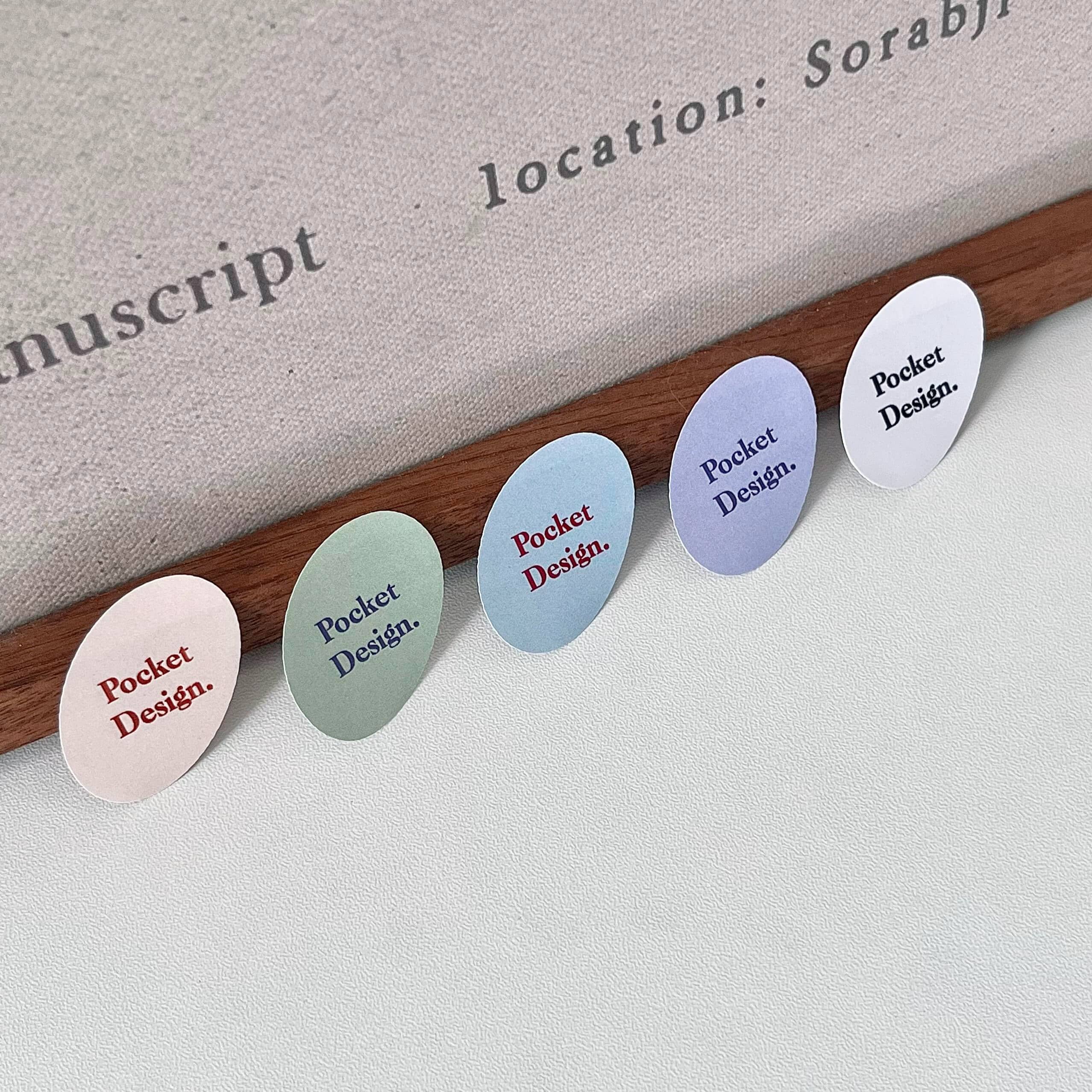 Oval Stickers