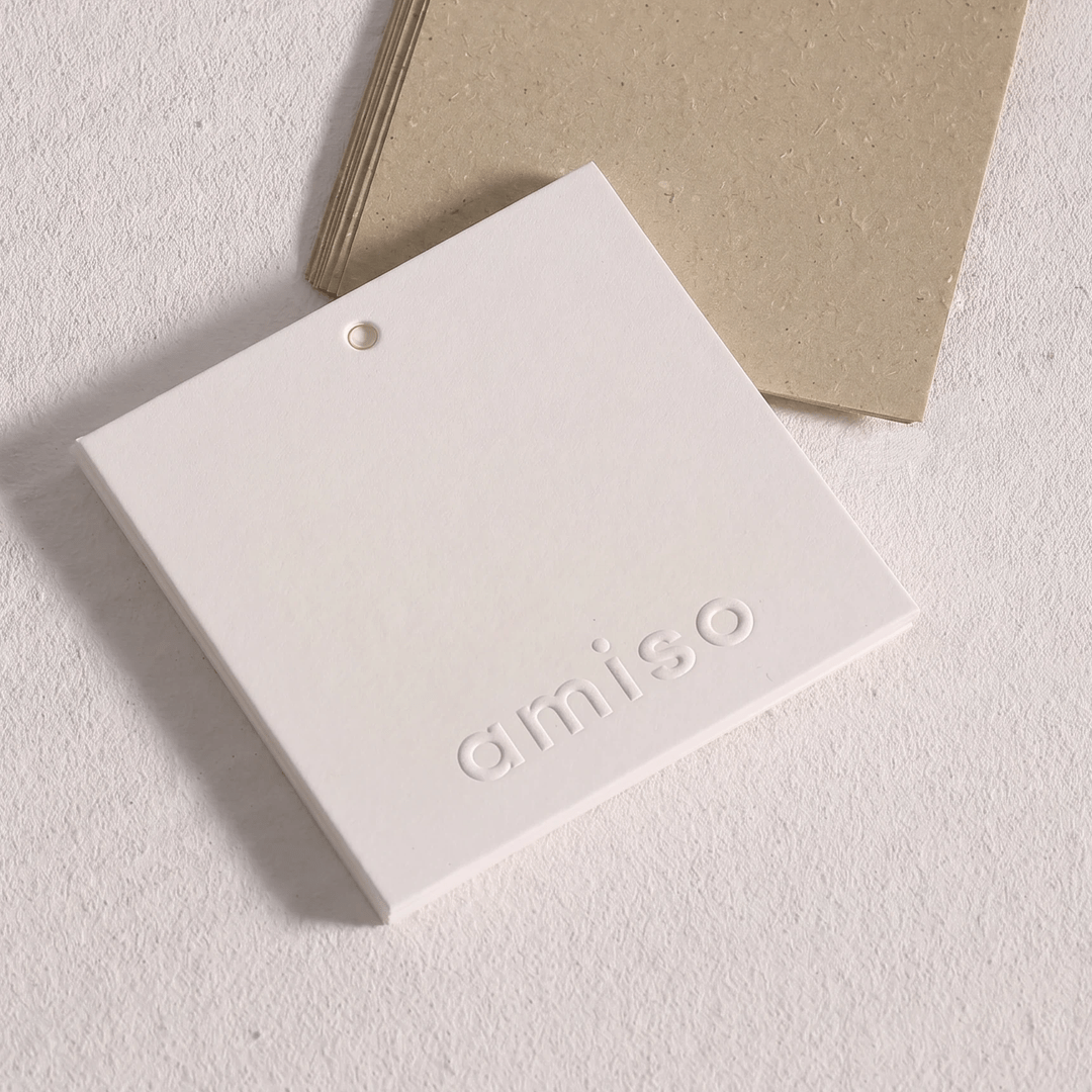 Premium Deep Embossed &amp; Debossed Hang Tags