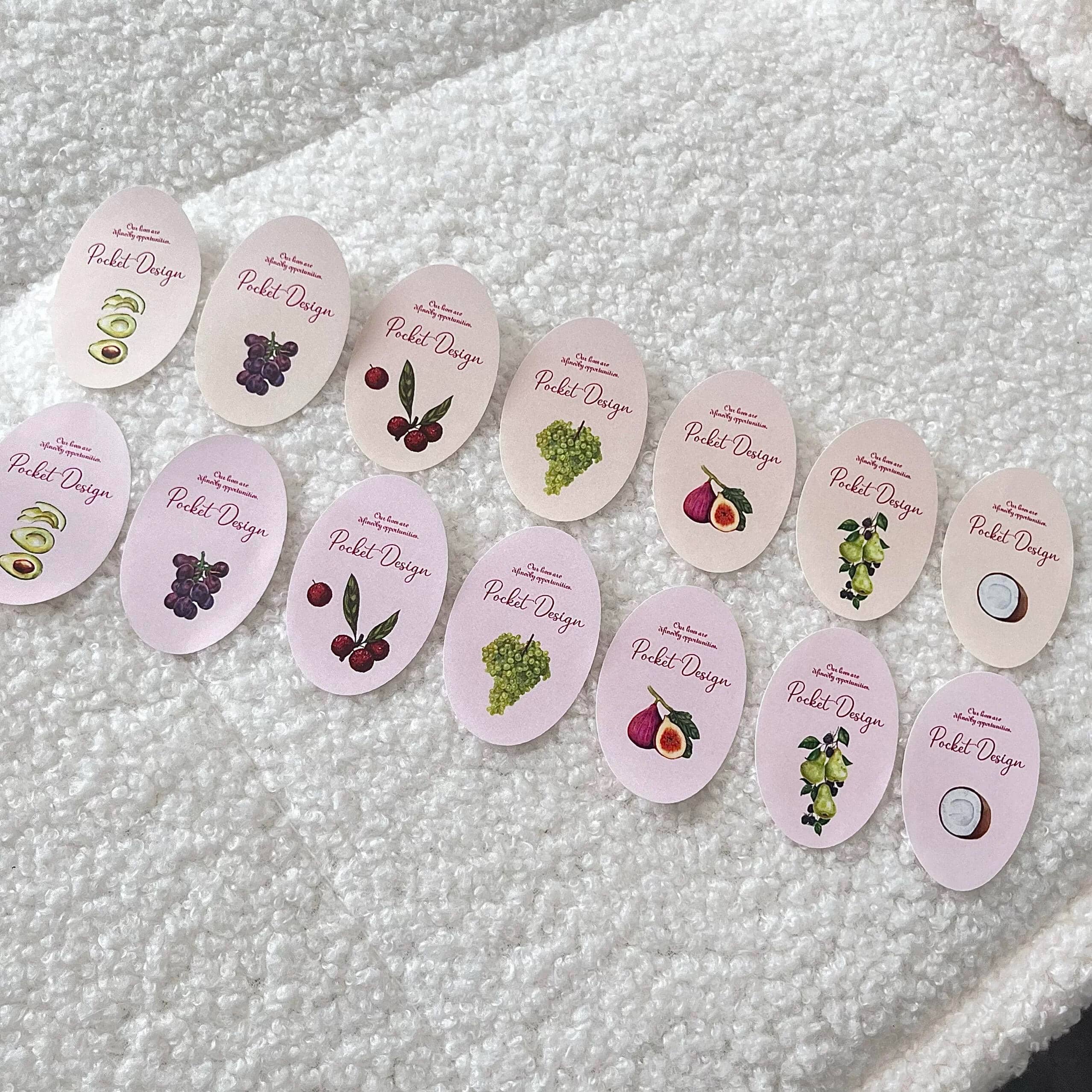 Oval Stickers