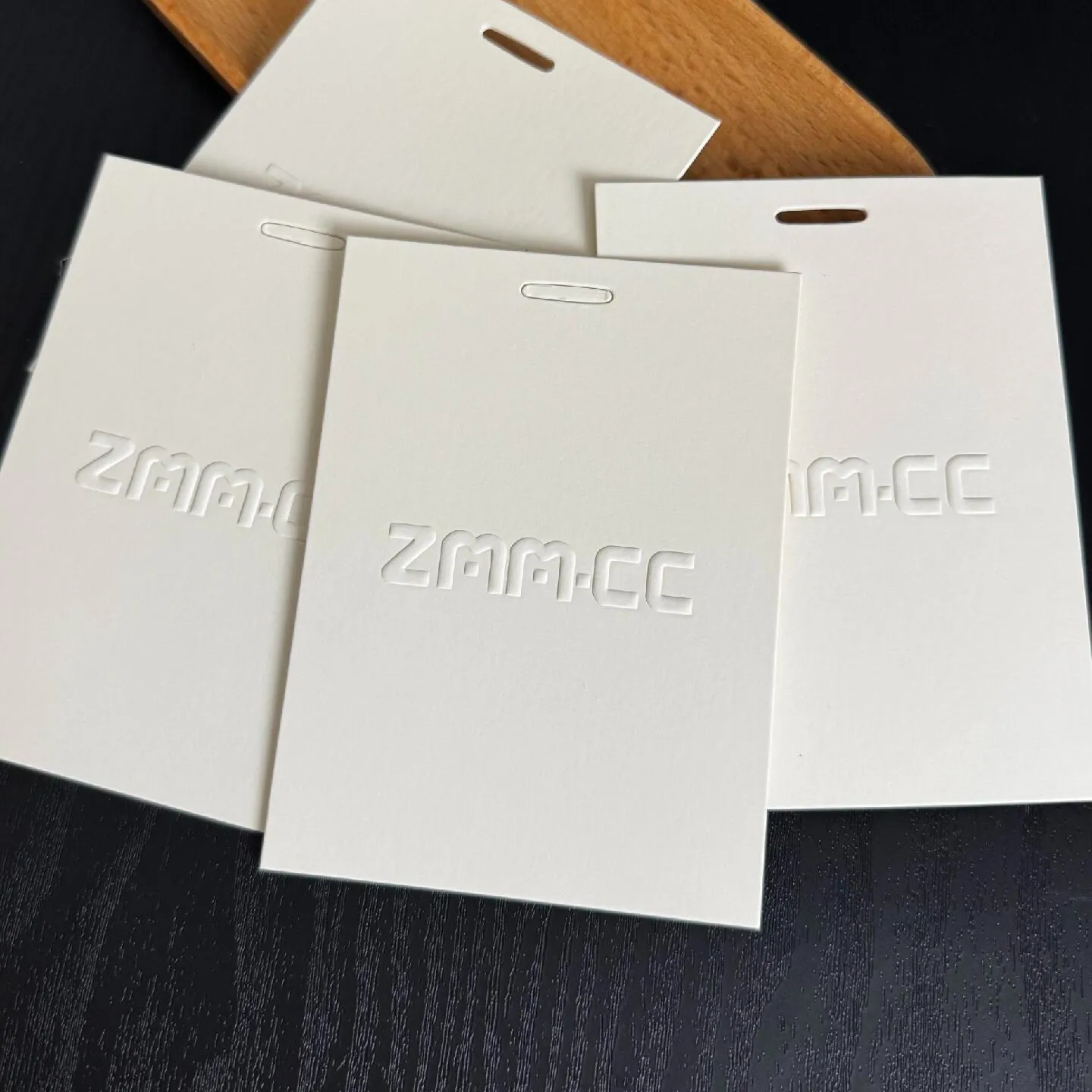 Premium Deep Embossed &amp; Debossed Hang Tags