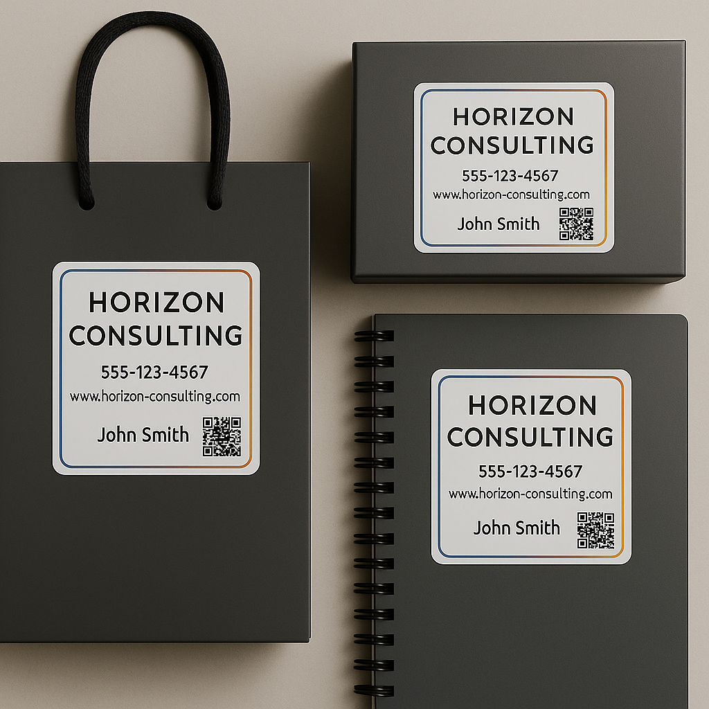 Business Card Stickers